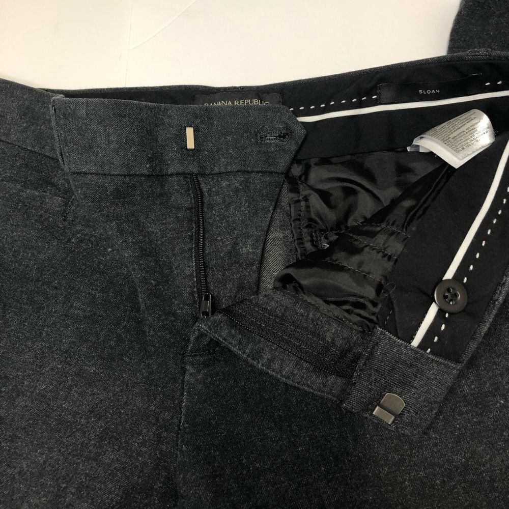 Banana Republic dark gray trouser slacks size 2 - Picture 2 of 7